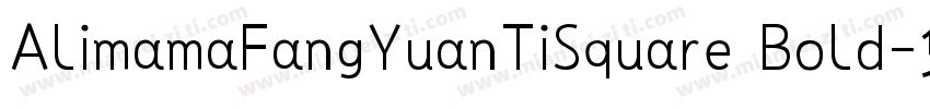 AlimamaFangYuanTiSquare Bold字体转换